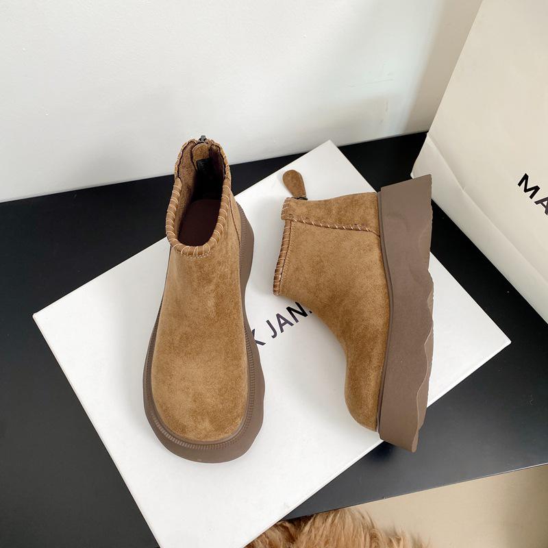 

Women s 2025 Autumn Martin Boots: Non-slip, Thick-Soled, Comfortable, Versatile Short Boots 36 верблюд
