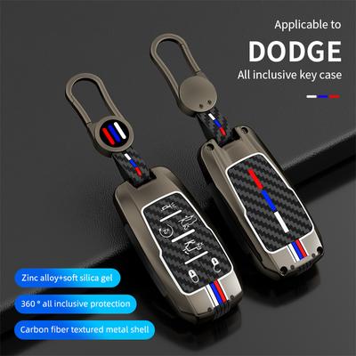 Puzdro na kľúč od auta zo zliatiny zinku, diaľkové ovládanie, kryt pre Dodge RAM 1500 2500 3500 4500 5500 Pickup 2019 2020 2021 2022, autopríslušenstvo