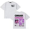 2026 Rapper Omar Courtz Primera Musa Gothic Unisexs Womens Double Sided T Shirts Oversized Cotton Vintage Pop Short Sleeve Tshirt