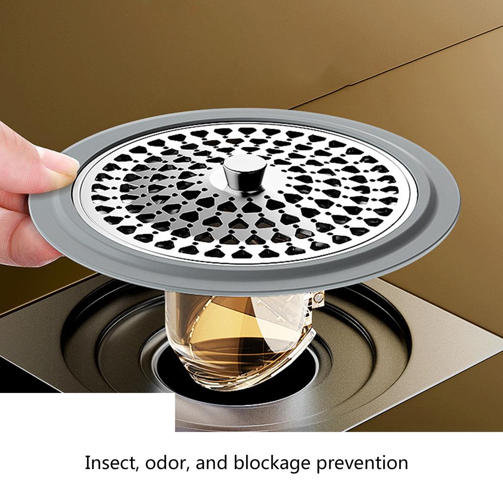 2Pcs Silicone Drain Backflow Preventer Anti Odor Drain Stop Temperature Resistant Drainer for Kitchen & Bathroom Sinks