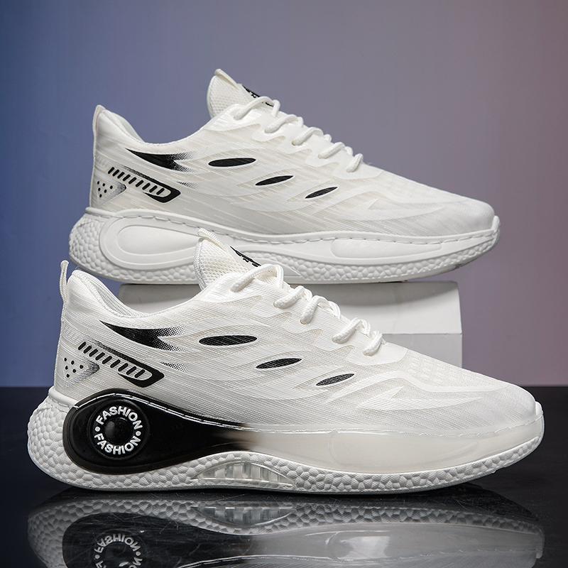 Fashion Men's Basketball Shoes Cushioned Breathable Sneakers Train Athletes Gym Sport Shoes Casual Non-Slip Footwear Light Soft Sneakers