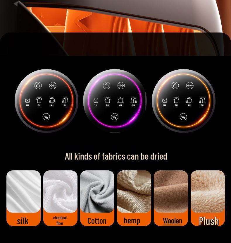 Kompaktowa i przenośna składana suszarka na ubrania do akademików