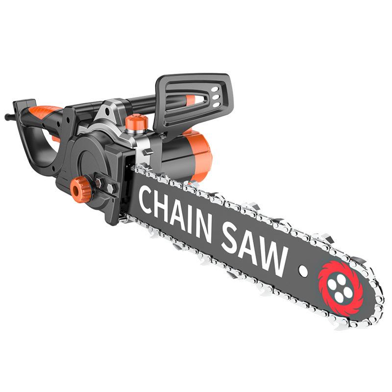 Chuangyi 220V Handheld Electric Chainsaw - Multifunctional Plug-in Felling Saw for Home Use
