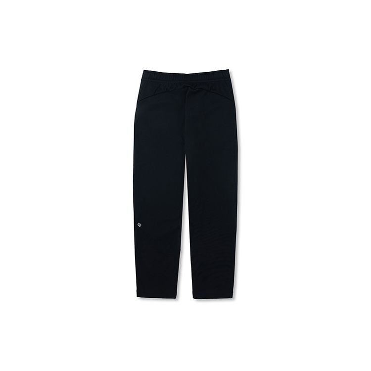 Kappa Knitted Casual Pants Sports Fleece Black Sweatpants Women Bottoms K0D82AK43