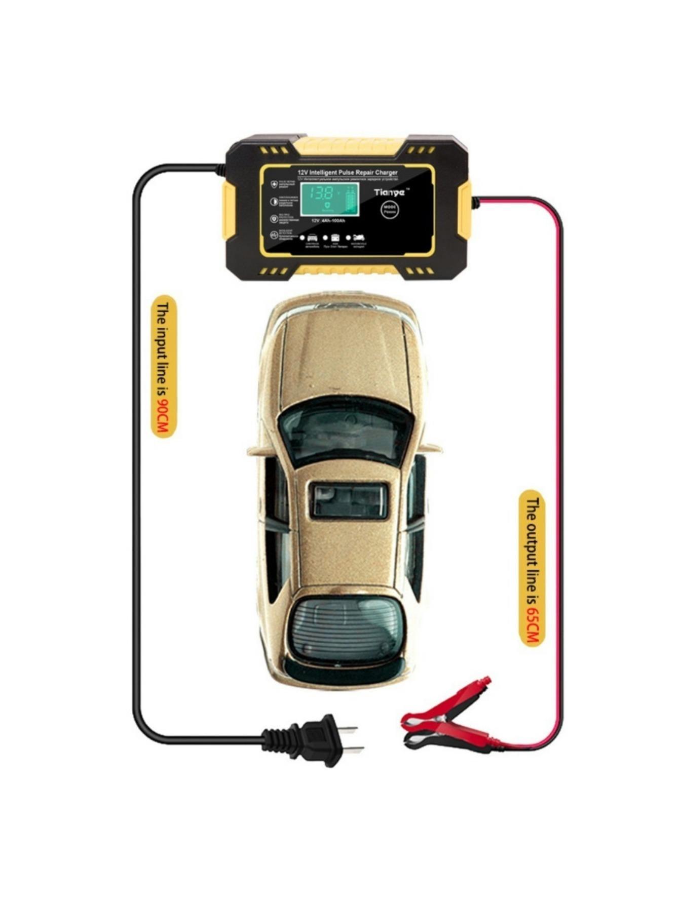 

12V6A Motorcycle Car Battery Charger Intelligent Repair Lead Acid Storage Charger