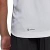 adidas Camisetas sin mangas para hombre Blancas Cuello redondo Ajuste recto moderado HP1755