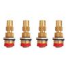 Brass Misting Nozzles Adjustable 1/2 Inch Centrifugal Water Atomizing Spray Nozzle Mist Sprinkler Jet Water Save Sprinklers