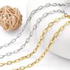 Non-fading Stainless Steel Cross & Oval Chain DIY Accessories