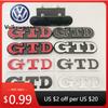 2026 Hot 3D Metal Front Grille GTD Logo Emblem Rear Trunk Badge Stickers For Volkswagen VW Golf 2 4 5 6 7 R MK2 MK3 M Zf4