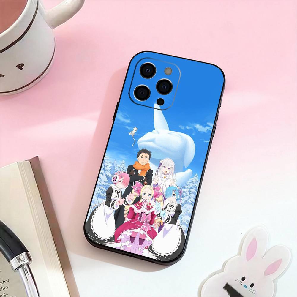 Re Z-ZERO Starting Life in Another World Phone Case For iPhone 17,16,15,14,13,12,11 Plus,Pro,Max,XS Silicone Soft Cover iPhone16pro
