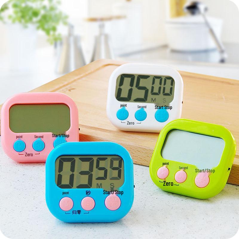 

Premium Digital Kitchen Timer with Countdown Alarm - English Version Boxed