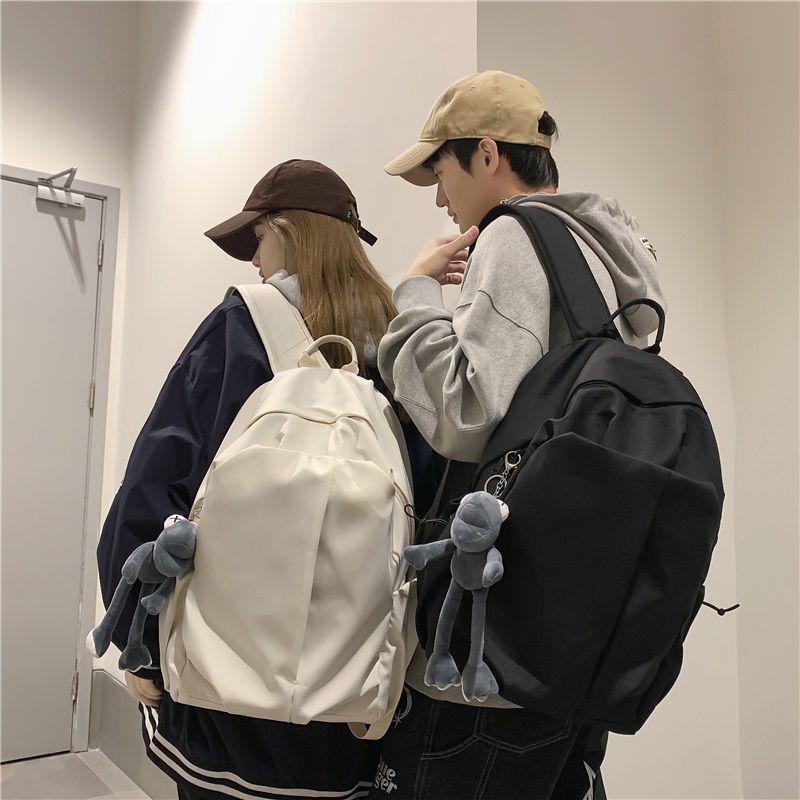 Schoolbag Men College Students Simple Large Capacity Shoulder Bag Female