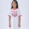 [mardimercredi] Kids Flare Dress Flowermardi Jardin VVD_White Hotpink