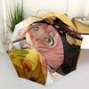 1pc Manga Character Inspired Outdoor Umbrella - Automatic Opening/Closing, Portable 3-Fold Design with 8-Rib Iron Frame - Perfect Gift for Fans, Trave