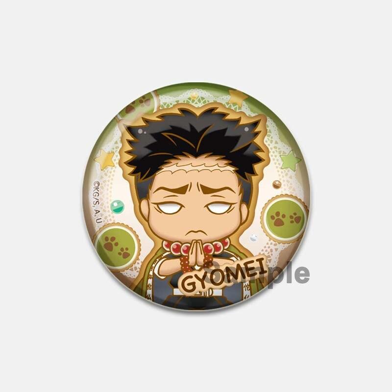 Japanische Anime Manga Dämon Slayer Emaille Pins Abzeichen Cartoon Cosplay Brosche Rucksack Tasche Kunst Dekoration Schmuck Zubehör Geschenke