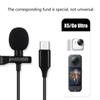 Mini Clip Microphone For X5 Action Cameras Lightweight Design Clear Sound Capture