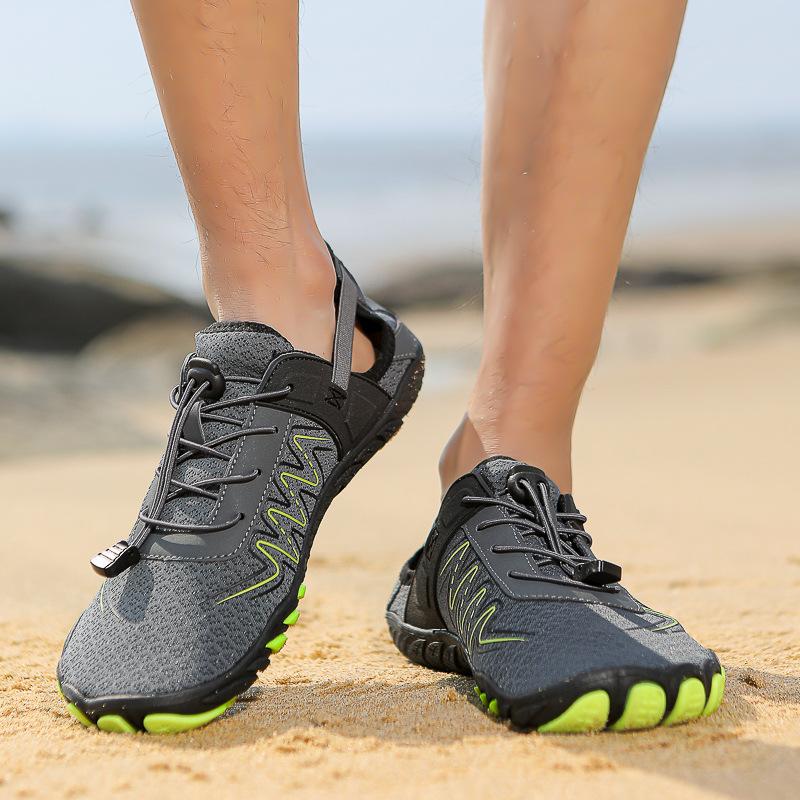 Outdoor Creek Walking Beach Shoes Women's Quick-drying Rafting Shoes Surfing Running Skipping Rope Men's Five-finger Wading Shoes Fitness Shoes