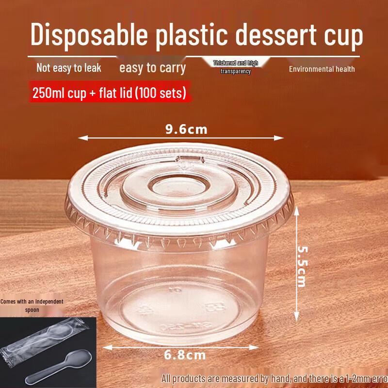 FATTBAO Disposable Dessert Cups