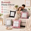 Custom Photo Pillow Case Diy I Love You Print Peach Skin Cushion Cover Valentine Gift For Couple Bedroom Sofa Decor 45X45