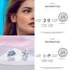 925 Silver Colorful Cute Animal Stud Earrings for Women Girlfriend Birthday Gift