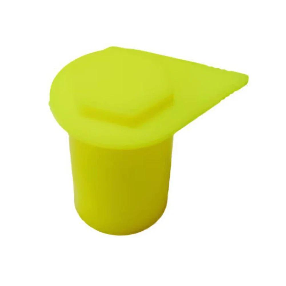 25 X 21mm Dust Cap Long Wheel Nut Indicators Yellow Safety Wheel Nut Indicators Polyethylene  Parts Accessories