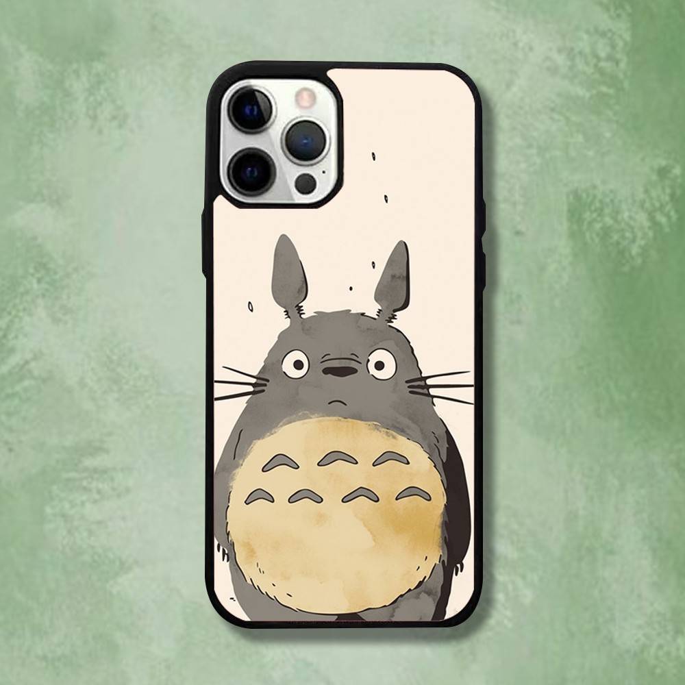Anime T-Totoros Phone Case For iPhone 16,15,14,13,12,11,Pro,Max,Plus,Mini,SE4,E Magnetic Magsafe Wireless Charging