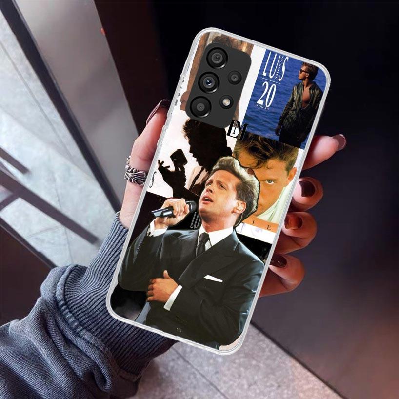 L-Luis M-Miguel Singer Phone Case For Samsung Galaxy A12 A52S A42 A32 A22 A51 A50 Note 20 Ultra 10 S10 Plus A71 A70 A31 A30 A10S
