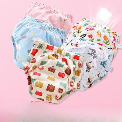6-12kg 6-laags Gaas Luier Pocket Leerbroek Baby Stoffen Luier Ademende Luier Lente/zomer Stijl