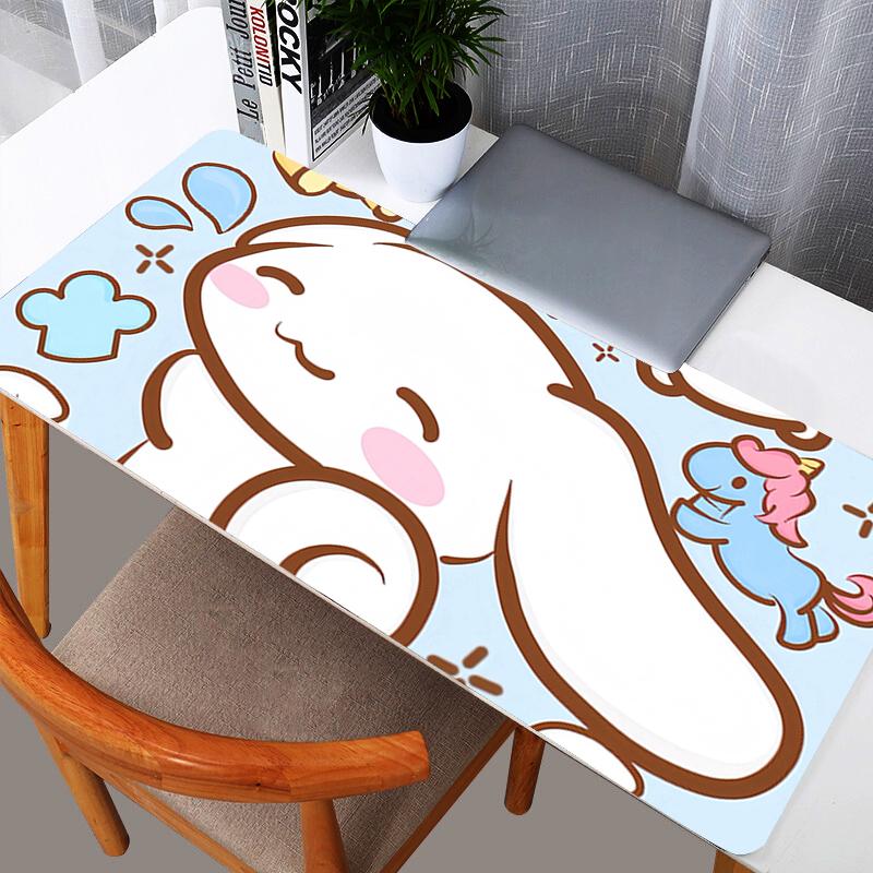 Cinnamoroll Mouse Pads Big Gaming Accessories durable Mousepad Gamer PC Completo Computer Keyboard Desk Mat Varmilo