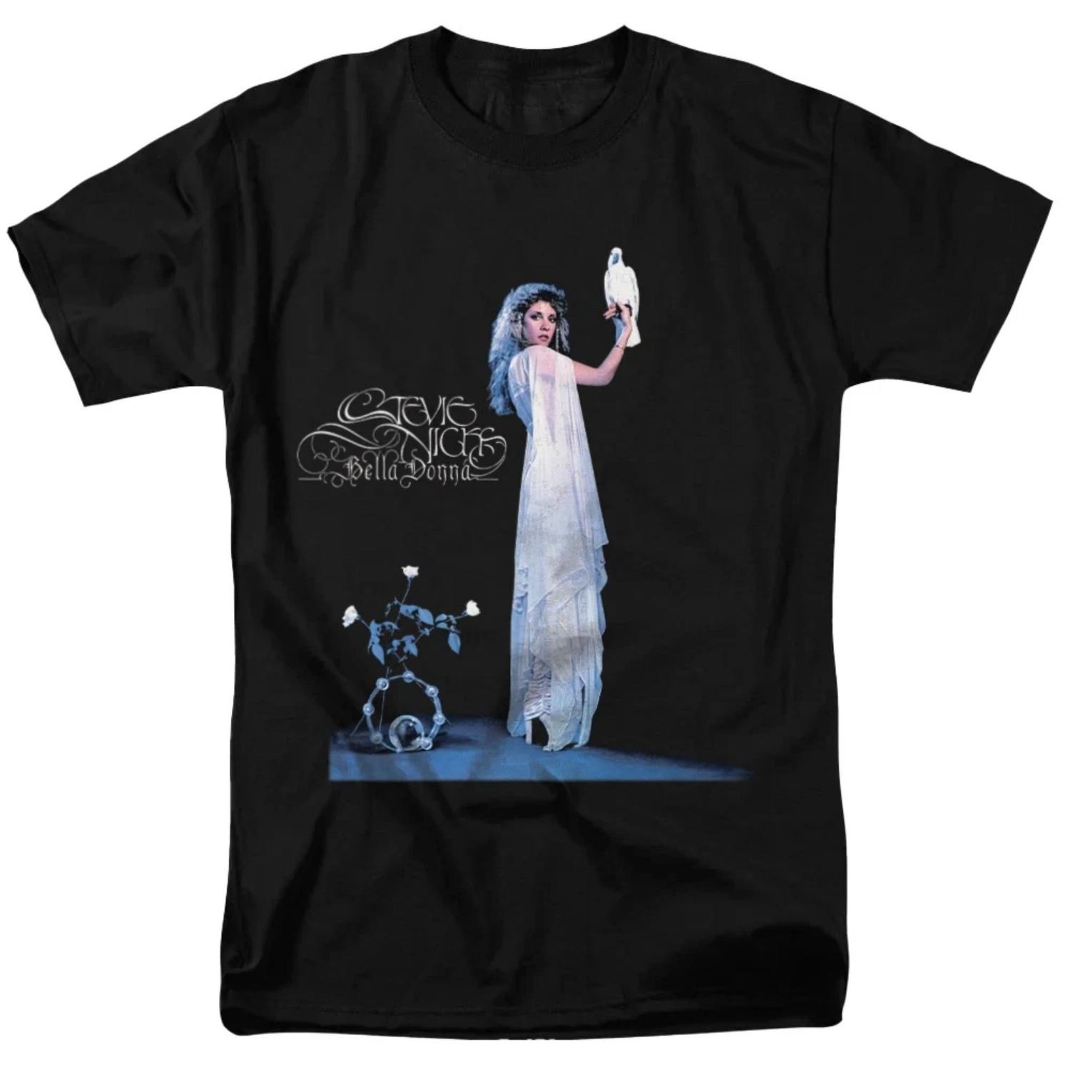

Stevie Nicks Shirt - Concert Tour Merchandise - Retro Graphic Design - Trendy Streetwear - Comfortable T-Shirt Y2k Ins S чёрный