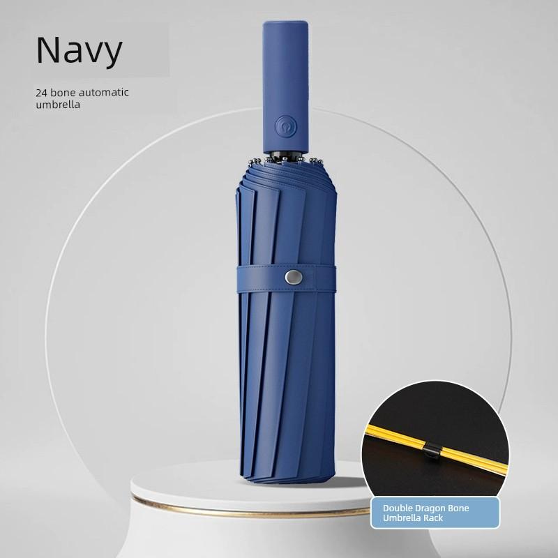 144 Bones Automatic Umbrella Boys Large Rainstorm Dedicated Umbrella Women's Dual-Use Sun Umbrella Sun Protection Sun Umbrella