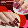 Popular Color Cherry Red True Red Solid Color Series Whitening Long-lasting Nail Polish Glue Phototherapy