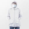 Men Women Hooded Isolation Protective Clothing Droplet  Color Coat Raincoat
