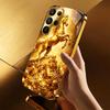 Luxurious Fast Horse High-end PhoneCase Electroplated Glass PhoneCase for Samsung Galaxy S26 S25 S24 S23 S22 S21 FE,Ultra,Plus
