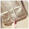 Autumn and Winter New Lamb Wool Coat Large Size Small Fragrant Wind Women's Coat Loose Short Top