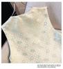 2025 Women's High-End Retro Jacquard Tang Style Sleeveless Vest