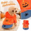 Pet Halloween Costume, Orange Pumpkin Outfit for Dogs and Cats, Festive Holiday Apparel