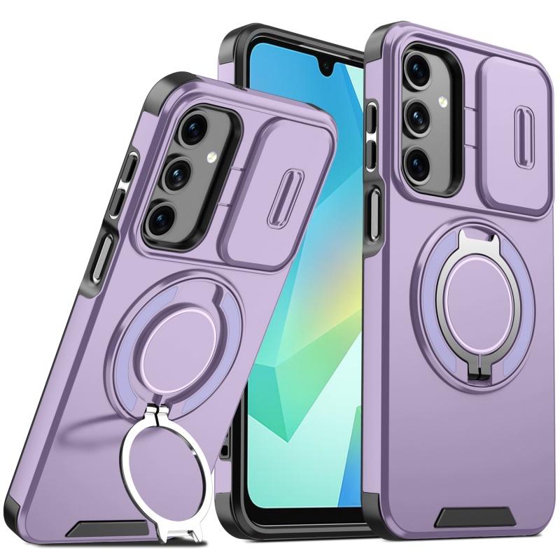 For Samsung Galaxy A55 A54 A35 A16 A15 A13 A06 A05 A05S Magnetic Finger Ring Holder Military Protective Case
