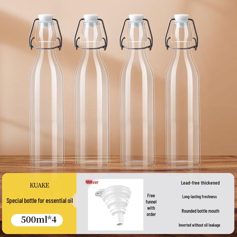 Qiwei Food Grade Glass Oil Dispenser Bottle