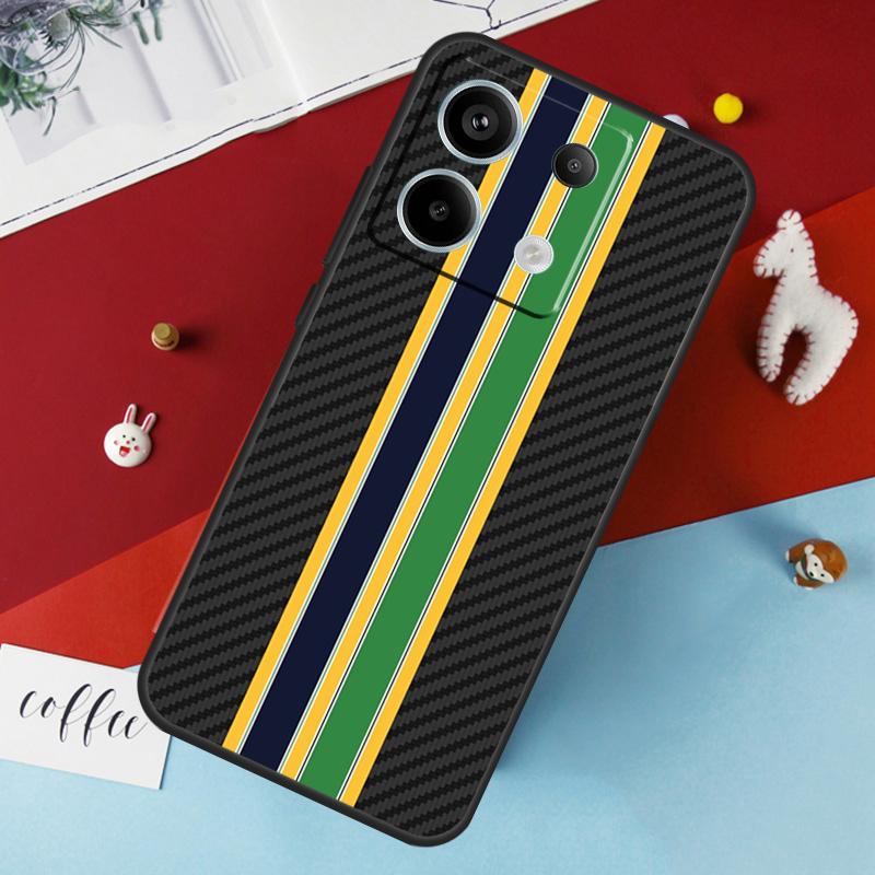 Ayrton Senna F1 Racing Case For Xiaomi Redmi 12 13C 12C 10C 9C Redmi Note 13 9 10 11 12 Pro 9S 10S 11S 12S Cover