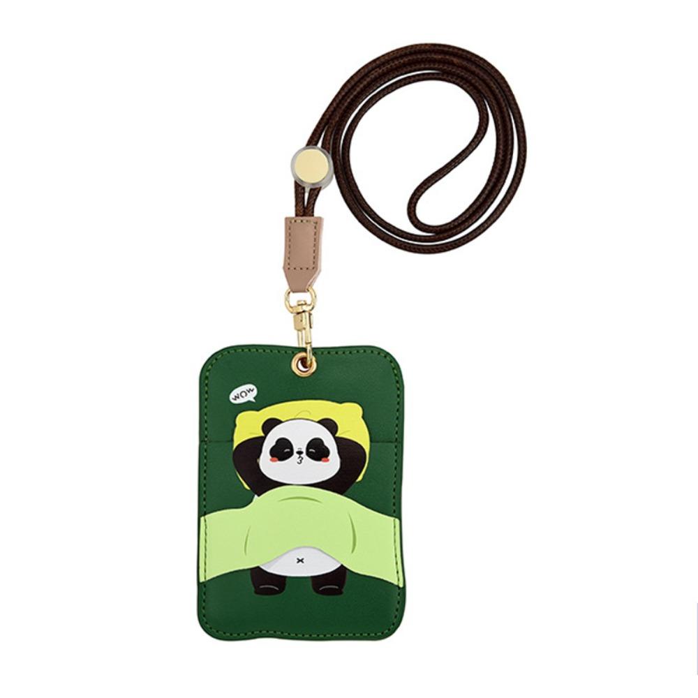 

Rabbit Work Card Badge Holder Cat Id Card Protector Sleeping Animal Card Holder Professionals