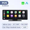 10.26/6.86inch Universal Car Raido Screen Multimedia Player Smart Screen Car Intelligent Systems Wireless Android Auto Carplay