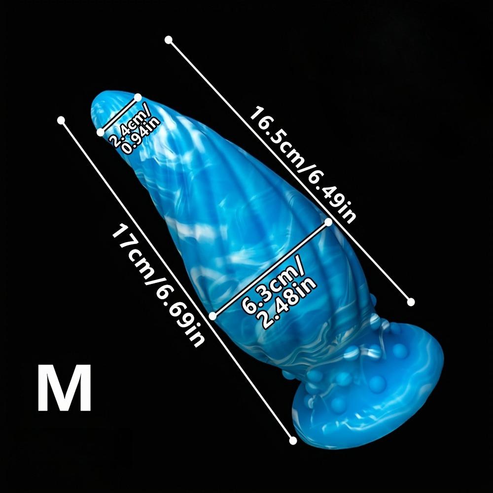 XXL Wearable Silicone Butt Plug, Realistic Soft Large Plug with Strap-On Design, Flexible Comfort Fit for Couples, Multiple Sizes