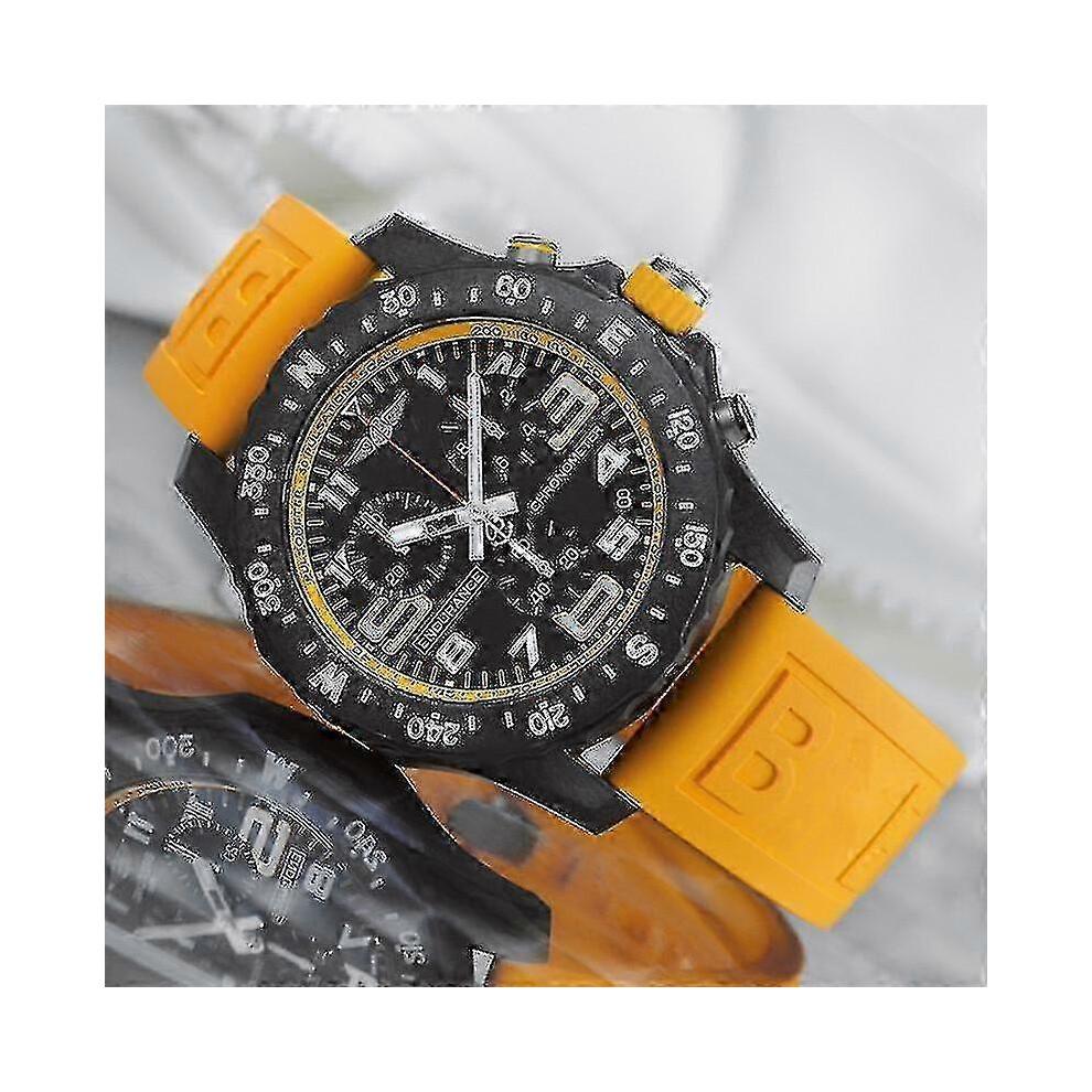 Chronograph Uhr für Herren Luxus Quarz High-End Sport Multi-Funktion Sechszeiger Professionelle Herren Armbanduhren und Zubehör