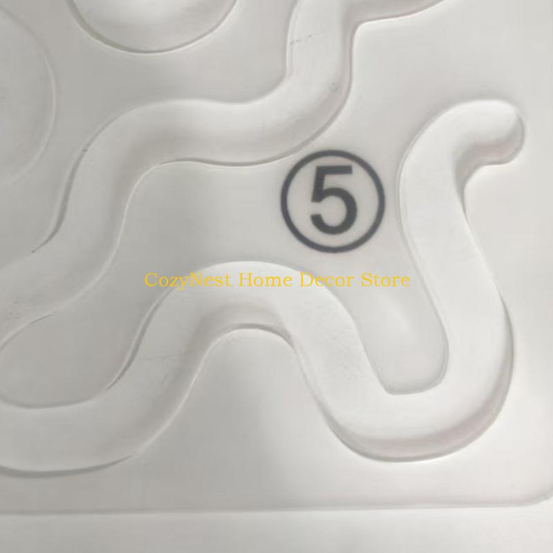 92MF 1 Набор Акриловая линейка для квилтинга Практичная линейка для шитья Прозрачный шаблон для шитья Шаблон China Mainland