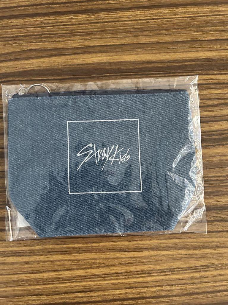 [USED] Stray Kids Denim Pouch JYP Pop-Up 2021