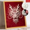 5D DIY Pearl Diamond Painting Kit Majestic Dragon Full Drill Embroidery Mosaic Art Home Wall Decor Gift