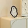 Wooden Clock Ins Simple Desktop Decoration Home Cream Style Clock Living Room Entrance Desk Clock Fun Decoration Bedroom Clock