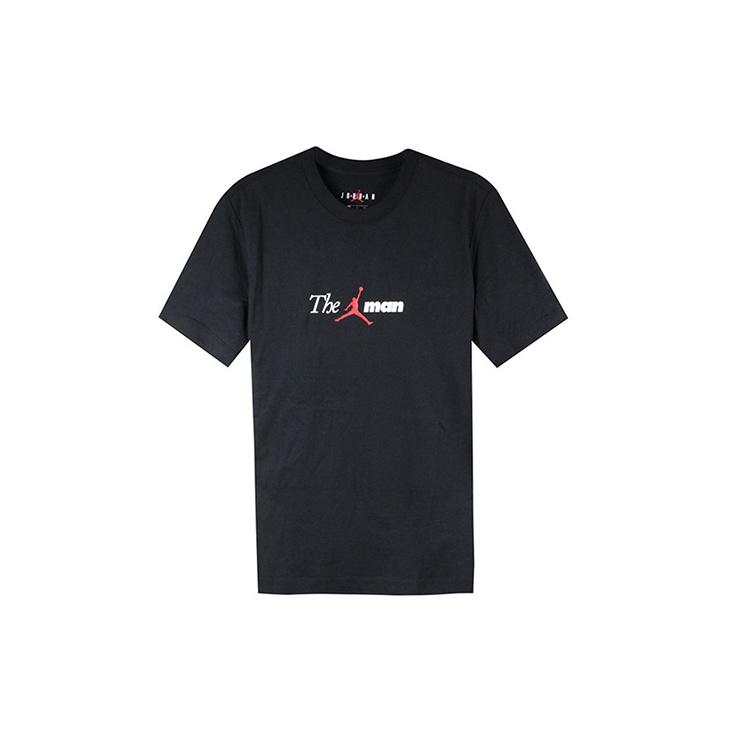 Air Jordan Round Neck Casual Short Sleeve Black Men s AO0685-010 M