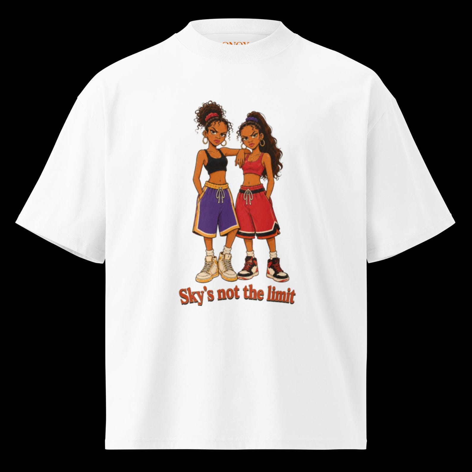 Sky’s Not the Limit Oversized Graphic T-Shirt | Organic Streetwear Tee L